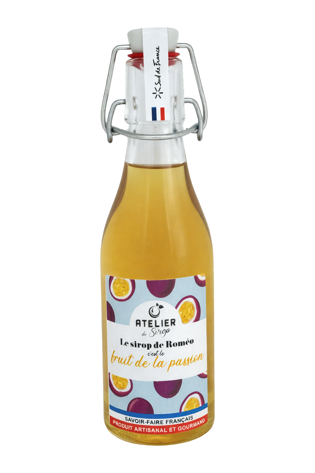 Roméo, c'est le sirop de Fruit de la Passion
